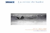 Ploc 4 - Kigo d'hiver - 100%haiku · PDF file1. L'emploi du kigo dans le haïku francophone Francis Tugayé Comment aborder un sujet sans trop présager des futurs articles dédiés