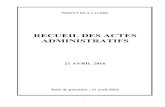 RECUEIL DES ACTES ADMINISTRATIFS - loire.gouv.fr · PDF filesommaire du raa du 21 avril 2016 prefecture
