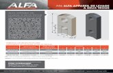 A96 ALFA APPAREIL DE LEVAGE À DEUX TROUS - · PDF fileLes appareils de levage ALFA A-96 sont fabriqués pour le démoulage et le transport despanneaux de façon efﬁ - cace. Ils