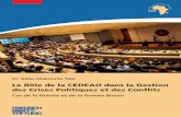 Le rôle de la CEDEAO dans la gestion des crises politiques ...library.fes.de/pdf-files/bueros/nigeria/07449.pdf · humaines et financières fort limitées implique pour la CEDEAO