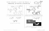 TROIS P’TITS CHATS - Les · PDF fileReproduction interdite hors du cadre de la classe Photocopier ou reproduire les trois chats sur une feuille A4 cartonnée. Décorer et colorier