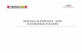 REGLEMENT DE FORMATION - cdg71.fr · PDF fileRèglement de formation Page 3 sur 3 Règlement de formation Le règlement de formation explicite les différents textes de loi relatifs