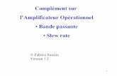 Complément sur l’Amplificateur Opérationnel Bande …fabrice.sincere.pagesperso-orange.fr/cm_electronique/...v12/...1.2.pdf · 2 Sommaire • Introduction • 1- Mise en évidence