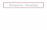 Hémiparésie - Hémiplégie - oncorea.com 3D ULB/16-01-25 hemiparesie.pdf · DD atteinte centrale vs périphérique Centrale er(atteinte du 1 neurone moteur): syndrome pyramidal