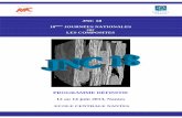 JNC 18 - website.ec-nantes.frwebsite.ec-nantes.fr/jnc18/Planning2-3.pdf · Méthodes Numériques, Simulation et Optimisation Modérateur : L. GUILLAUMAT ... initiale d’une pale