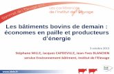 Les bâtiments bovins de demain : économes en paille et ...idele.fr/fileadmin/medias/Documents/Batiments_bovin_de_demain.pdf · 2 Les enjeux autour des bâtiments de demain Réduire