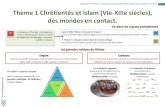Classe de 5 Thème 1 Chrétientés et Islam (VIe-XIIIe ... · PDF fileClasse de 5ème Thème 1 Chrétientés et Islam (VIe-XIIIe siècles), des mondes en contact 1 / Thème 1 Chrétientés