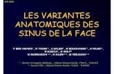 Les variantes anatomiques des sinus de la face.ppt [Mode ...pe.sfrnet.org/Data/ModuleConsultationPoster/pdf/2009/1/5179c2d9... · ANATOMIEETRADIO-ANATOMIE FONCTIONNELLE JFR 2009 par