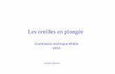 Commission technique Rhône 2010 - gucc.upload.free.frgucc.upload.free.fr/Cours/cours N4 2009/les_oreilles__en_plongee.pdf · de mieux connaître l’oreille,son anatomie , ... variante