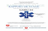 RAPPORT DE STAGE SAMU 83 - zebulonzz.free.frzebulonzz.free.fr/FORMATION/AMBULANCIER/RAPPORT DE... · Une fois sur place, nous effectuons un test glycémique afin d’évaluer son