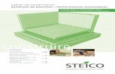 construire - · PDF fileconstruire Produits pour la construction saine issus de matériaux naturels renouvelables Cahier de construction Systèmes de plancher / Performances acoustiques