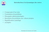 Composants d’un rotor • Formulation du problème ...solar.energy.cours.free.fr/doc cours ing/dynamique/rotor.pdf · Dynamique des structures (J.P. Laîné) Introduction à la