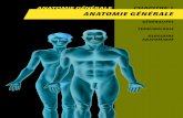 ANATOMIE GÉNÉRALE -  · PDF fileL’anatomie générale qui définit les parties élémentaires du corps humain : tissu, organes, systèmes et appareils