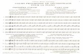 · PDF fileCOURS PROGRESSIF DE DÉCHIFFRAGE POUR LE PIANO PREMIÈRE PARTIE CHAPITRE 1 NOTES DE VALEURS DIFFERENTES