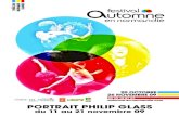 portrait philip glass - L'Eure en · PDF fileLe compositeur américain Philip Glass fait partie de ces compositeurs dont l’influen-ce sur la musique de nos contemporains ne cesse