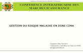Conférence Interafricaine des Marchés d’Assurances ... · PDF fileConférence Interafricaine des Marchés d’Assurances CONFERENCE INTERAFRICAINE DES MARCHES D’ASSURANCE GESTION