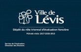 Période visée: 2017-2018-2019 - Ville de Lévis · PDF filePoints saillants (suite) 1. Points saillants ... Concepts généraux en évaluation foncière (suite) c) Date de mesure