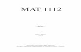 MA T 1112 - Laboratoire de combinatoire et d'informatique ...lacim.uqam.ca/~bedard/notes/cours_MAT1112/MAT1112... · MA T 1112 CALCUL I Robert B edard UQAM Notes pour le cours Calcul