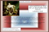 LES DIFFICULTES DE LA MONARCHIE SOUS LOUIS XVIadream.e-monsite.com/medias/files/diapo-crises-louis-16.pdf · C’est pourquoi, on parle de monarchie absolue de droit divin. La fin