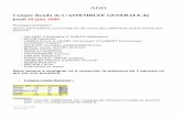 AGO - Charlaix' · PDF file- LANIER Pierre /( LANIER Véronique) /(CHABERT Dominique) ... réparti sur les 5 jours d ... Nette amélioration de la communication des informations