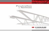 Poutrelles et fermes - Solutions de construction en acier · PDF fileCanam est une marque de commerce de Groupe Canam inc. Table des maTières Produits, ... Tables de sélection de