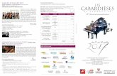 SAMEDI 29 JUILLET 2017 INFOS PRATIQUES 20,00€ tarif ...cdt11.media.tourinsoft.eu/Upload/2017-Prog-Cabardieses-Pennautier.pdf · • Frédéric Chopin (1810-1849) : - Nocturne en