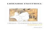 LIBRAIRIE FAUSTROLLlibrairie-faustroll.com/img/cms/Catalogue 6 - Version Finale LD... · dans lequel l’auteur met en scène le peintre In-génio et son amie, Madame Pastoudret,