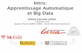 Making Sense of Big Data - di.ens.frlacoste/teaching/apprentissage-fall2015/notes/2015... · 3V’s: volume, vélocité ... recognition, ... Question ... => Expected number of “suspicious”