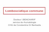 service de rhumatologie CHU de Constantine Dr Benbadisuniv.ency-education.com/uploads/1/3/1/0/13102001/rhumato5an... · du ⅔ antérieur et ⅓ postérieur (en lombaire) ... -Névralgie