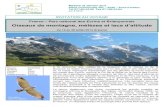 Oiseaux de montagne, mélèzes et lacs d’ · PDF filecôtoie de magnifiques alpages couverts de fleurs, des lacs d’altitude et de lumineuses forêts subalpines de Mélèzes et