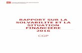 CGP : Rapport SFCR 2017. - Ensemble Protection Sociale · PDF filedu terrorisme) et L. 132-9-3-1 du Code des Assurances ... Recours à un modèle interne pour le calcul du SCR ...