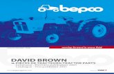 DAVID BROWN - picturesbase- · PDF file  Le groupe Bepco est un leader mondial dans la fourniture de pièces de rechange, accessoires pour tracteurs et pièces détachées pour
