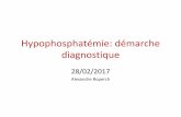 Hypophosphatémie: démarche diagnostique · PDF fileJ.-L. Wémeau. Endocrinologie, Diabète, Métabolisme et Nutrition pour le Praticien. Elsevier Masson 2014. p495-503