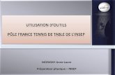 MORIGNY Anne-Laure Préparateur physique INSEP · PDF file06/02/2012 L'utilisation d'outils -Pôle France tennis de table INSEP 4 Principaux résultats - Séane d’entaînement «