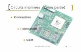 Conception Fabrication CEM - signalelectro.free.frsignalelectro.free.fr/m2_sea/Techniques_en_CEM/cours_CI_CEM_2p... · Une BF qui est une HF! Fréquence équivalente: Féq = 0.35
