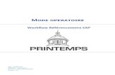 Workflow Référencement SAP -  · PDF fileM ODE OPERATOIRE Date : 07/03/2012 Rédacteur : Loic Caspar Direction : Normes & Méthodes Version : 1.0 Workflow Référencement SAP