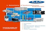 Solutions d’Automatismes Industrielsmedia.energie-industrie.com/Presentation/12092_solutions_d__au... · Ethernet industriel ..... 27 Entrainement - Motion 28 Variateurs de vitesse