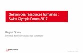 Gestion des ressources humaines : Swiss Olympic Forum …10c2dc52-7a0e... · responsable des jeux ... Boîte à outils : ressources humaines . Swiss Olympic 2017 ... Initiation à