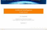 Artiﬁcial Intelligence - · PDF fileArtiﬁcial Intelligence Graph theory G. Guérard Department of Nouvelles Energies ... Spanning tree A SPANNING TREE T of an undirected graph