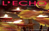 L ECHO aifait! L’ECHO Décembre 200 8–Janvier 2009 11 Synopsis & Squash parla compagnie ... Du 27 janvier au 8 février 2009 Du mardi au samedi 19h30, dimanche 19h,