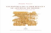 LES PAPYRUS DE LA MER ROUGE I - orient · PDF fileDétail du « journal de Merer » (Papyrus B) : photo Gaël Pollin / mission archéologique du Ouadi el-Jarf. IF 1150 - MIFAO 136