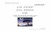 LA CLEF DU MOIS DE *RAMADAN* - Bricomuslim | Je fais de l ...bricomuslim.fr/wp-content/uploads/2013/06/RamadanNiveau2.pdf · Le mois de Ramadan nous enseigne le partage, ... Mon comportement
