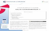 DU E-COMMERCE - reunion.cci.fr faire du e-commerce.pdf · packagées. Ces solutions permettent aux entreprises un accès simplifié au e-commerce, en intégrant d’une ma-nière