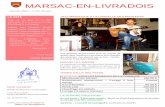 MARSAC-EN-LIVRADOIS - Communauté de communes · PDF file · 2014-07-05JAZZ MANOUCHE A LA CHAPELLE DES PENITENTS Une douzaine de personnes pour un concert de qualité dans l’ambiance