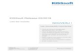 KISSsoft Release 03/2017 · PDF fileGéométrie, cotes de contrôle (DIN 3960, DIN 3962, DIN 3963, ... choix la méthode selon DIN 743, FKM, Hänchen/Decker ou AGMA 6101-E08 et AGMA