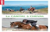 Le CANTAL à CHEVAL - Comité Départemental d'Equitation · PDF file · 2012-02-02Lors de votre commande, veillez à joindre votre règlement soit 15 € par circuit au C.D.T.E.