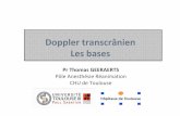 Doppler transcrânien Les bases mes... · PDF file∆f : variation de fréquence de l’onde Fo: ... P1 P2 ACoA- Anterior Communicating A. A2 A1. Fenêtre temporale MCA ACA PCA BA