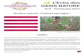 L’Echo des OASIS NATURE - humanite- · PDF fileNuméro spécial : fruitiers sauvages ! L’Echo des OASIS NATURE N°9 - Printemps 2014 Les fruitiers sauvages p. 2 Les pommiers p.