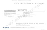 Avis Technique 2/09-1383 Avis Technique non · PDF fileCA-BOJ 1 JO Distributeur : ... Cet Avis a été formulé pour les utilisations en France européenne. ... (Cahier CSTB 1833 de