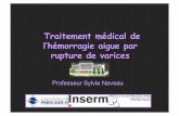 Professeur Sylvie  · PDF file · 2009-06-02Drogues vasoactives Traitement spécifique